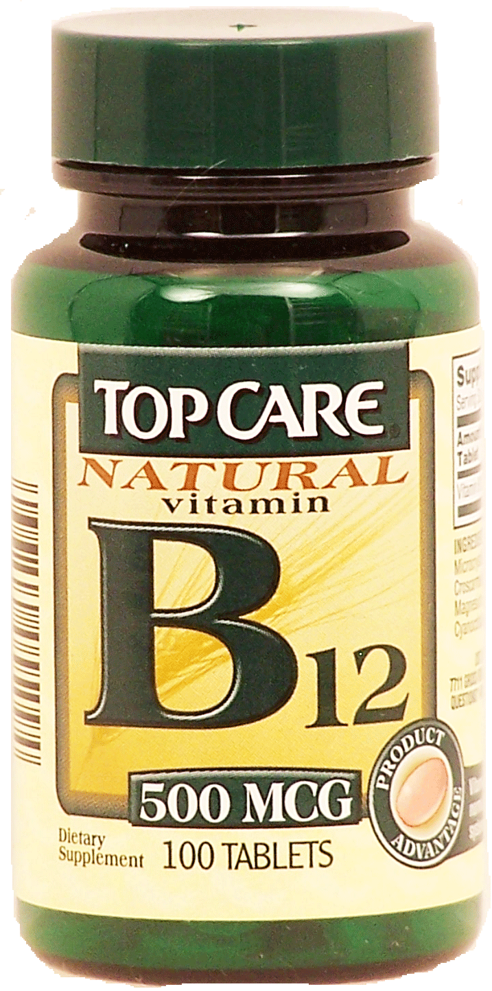 Top Care Natural 500 mcg vitamin b 12 tablets Full-Size Picture